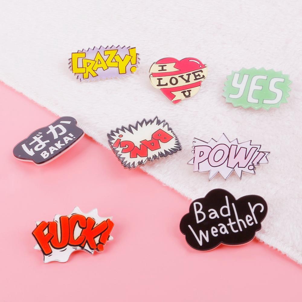 Huy Hiệu Cài Áo Hình Hoạt Hình Đáng Yêu