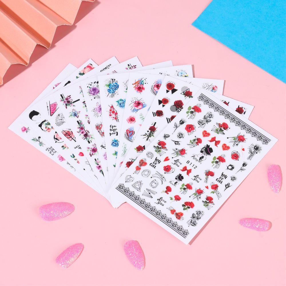 XIANTIN Miếng Dán Trang Trí Móng Tay Chống Thấm Nước