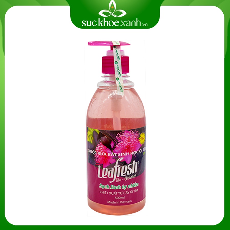 Nước rửa chén sinh học lá ôi tím Leafresh 500ml