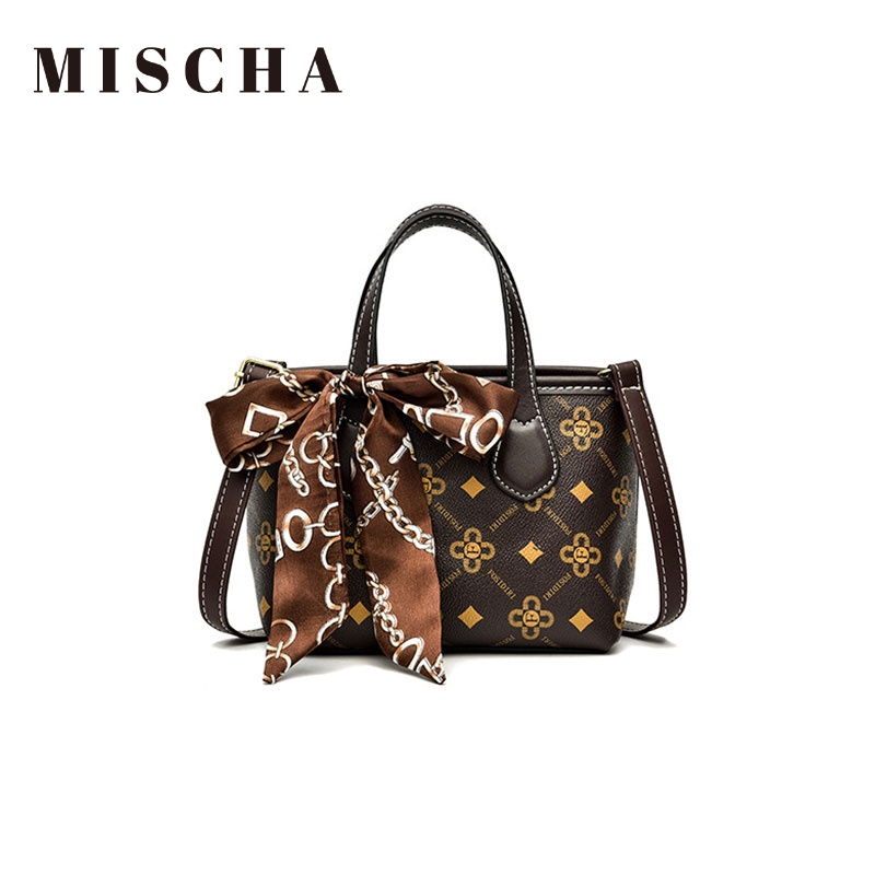 MISCHA Túi Xách Đeo Vai Kích Cỡ Lớn Thời Trang Phong Cách retro Mới