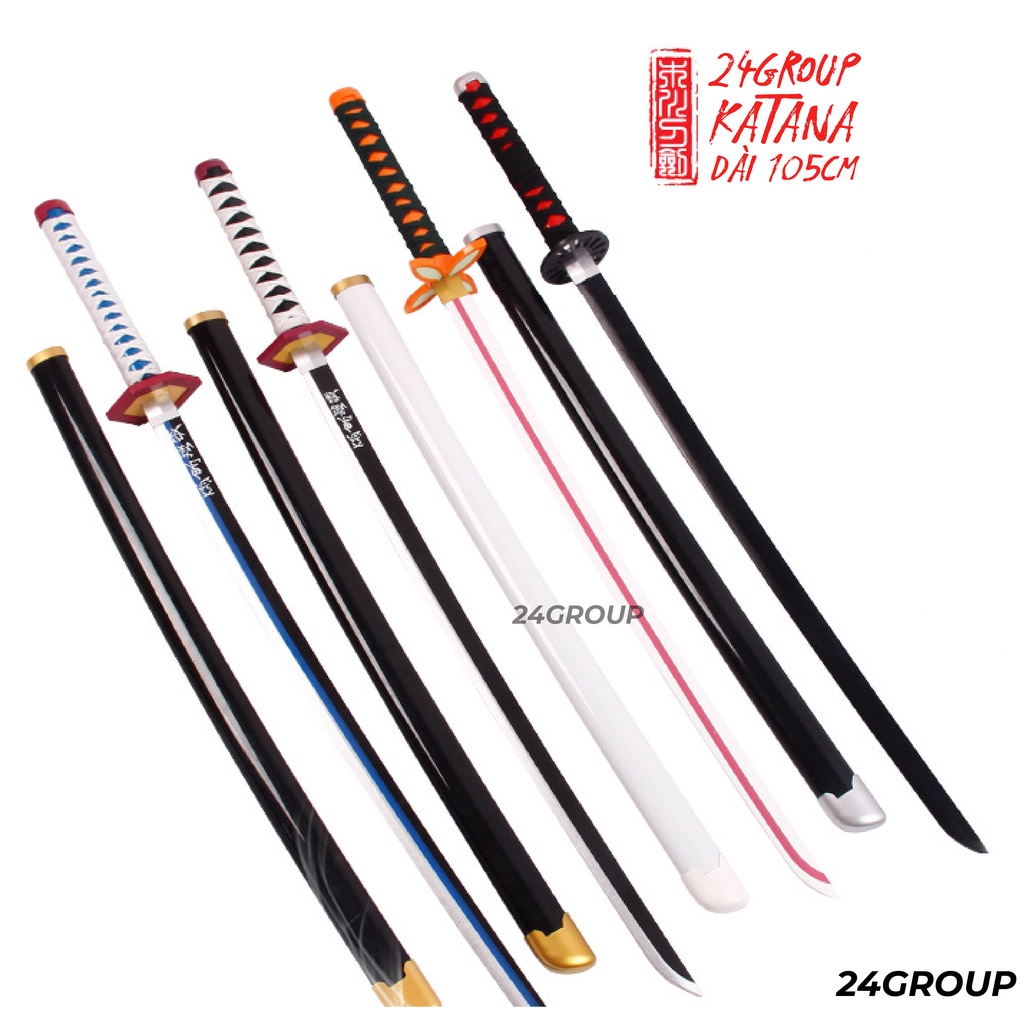 Mô hình đạo cụ thanh gỗ nhật kIMETSU NO YAIBA hóa trang cosplay anime DEMON SLAYER TANJIROU GIYUU