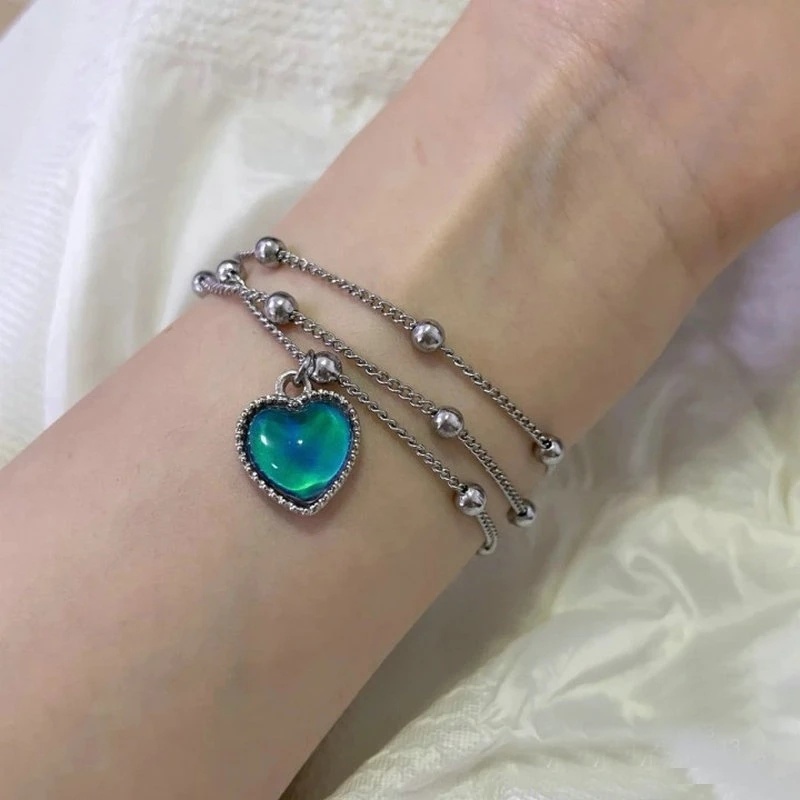 Vòng Cổ Choker Bằng Hợp Kim Thay Đổi Màu Sắc Theo Nhiệt Độ Cơ Thể Độc Đáo