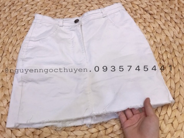 [ Mã WASTAPR giảm 10K đơn 50K] Chân váy kaki jean (lưng cao/có quần bên trong) | BigBuy360 - bigbuy360.vn