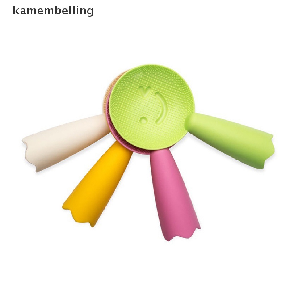 Muỗng xới cơm hình mặt cười có giá đỡ