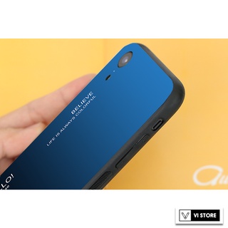 Ốp lưng iPhone XR - Gradient edition, chất liệu kính cường lực