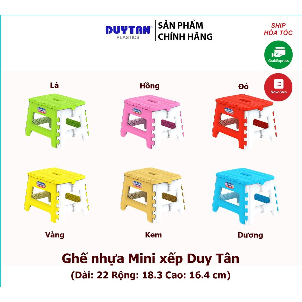 Ghế nhựa xếp chính hãng Duy Tân dùng xong gấp gọn được đa dạng bắt mắt, phù hợp với nhiều không gian sống màu ngẫu nhiên