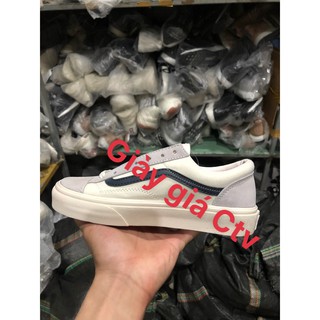 Giày thể thao style kẻ xanh than