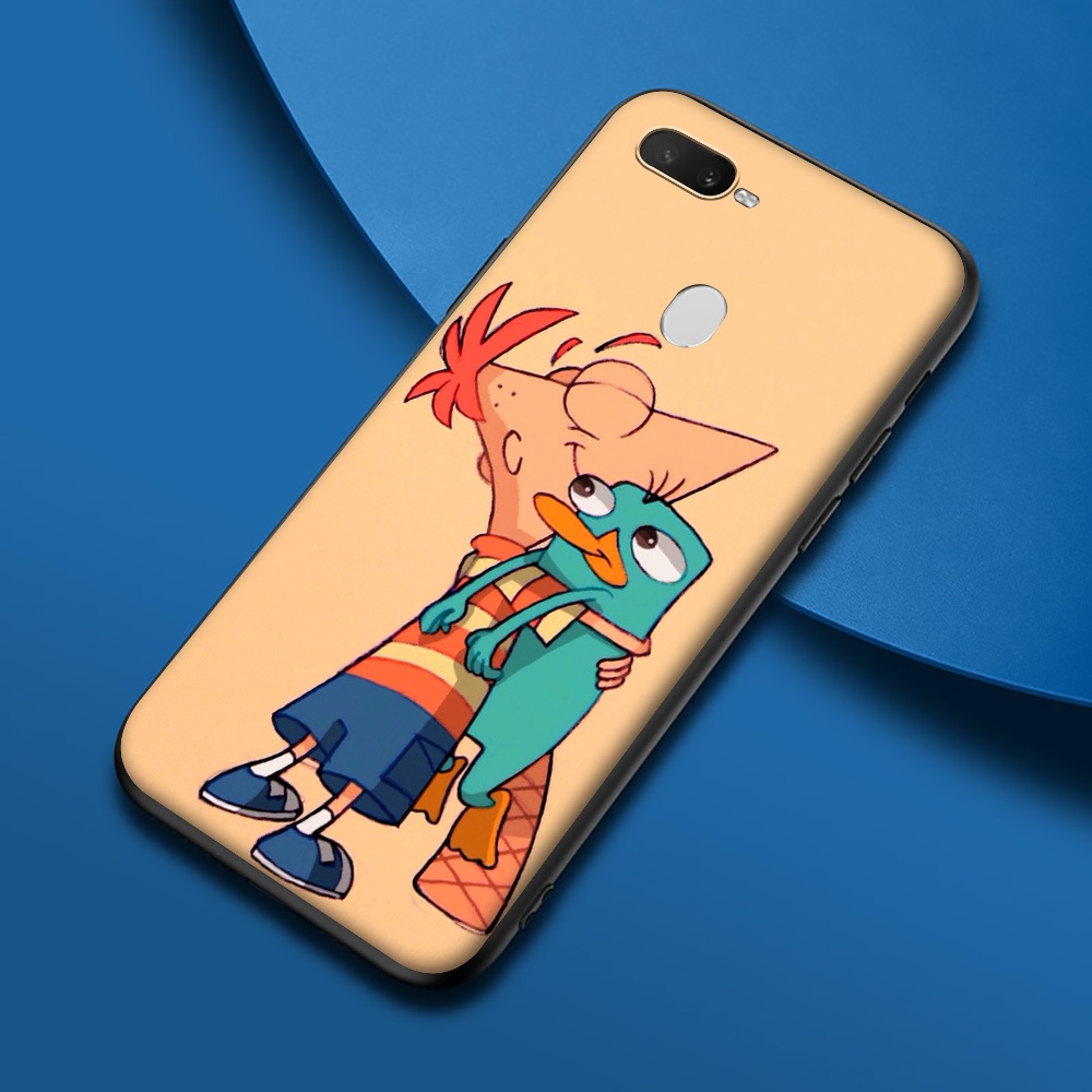 OPPO A53 A32 F11 Reno 2 3 4 Z 2Z 2F Pro 2020 TPU Soft Silicone Case Casing Cover PZ15 Anime Phineas and Ferb