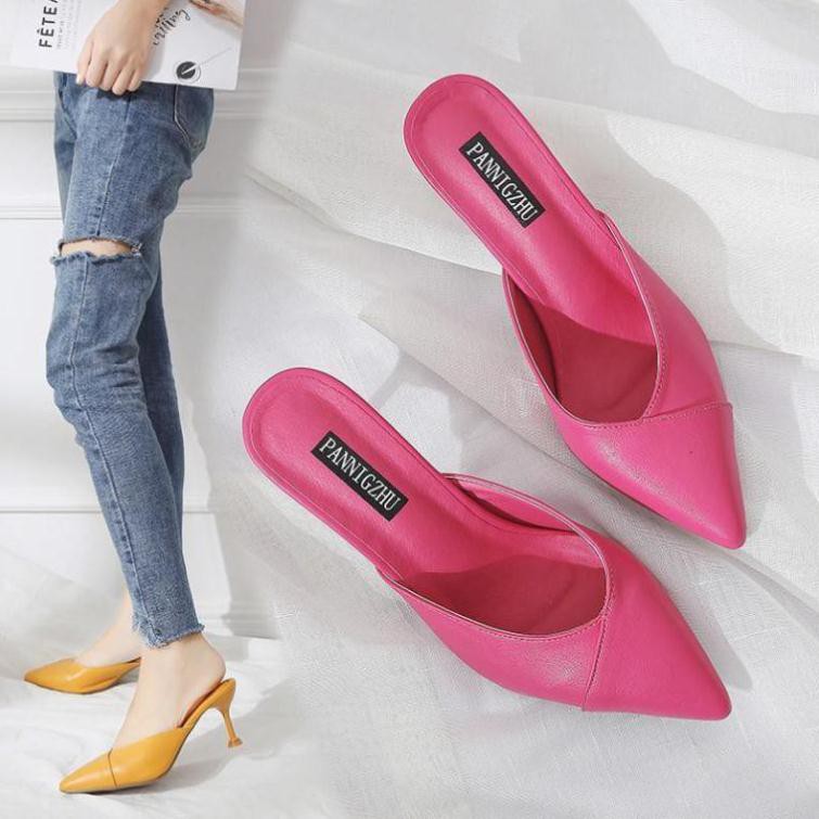 Siêu Hot 2021 order GIÀY SỤC NỮ cao gót, mũi nhọn, gót nhỏ, dễ kết hợp, mẫu mới nhất hàng Quảng Châu