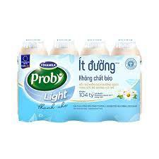 Sữa Chua Uống Probi Light Ít Đường - Lốc 4 Chai 130ml