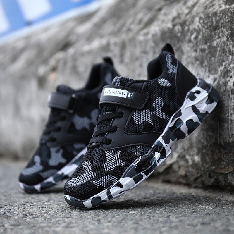 Giày Sneaker Hoạ Tiết Rằn Ri Cho Bé Trai