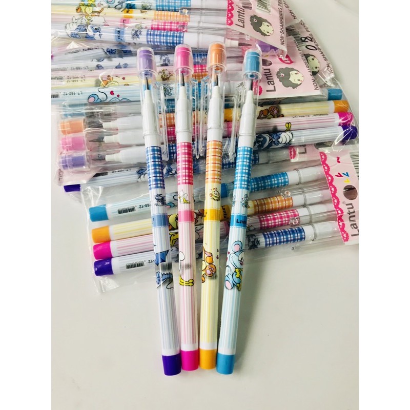 Set 4 bút chì khúc, chì đốt giá cực rẻ
