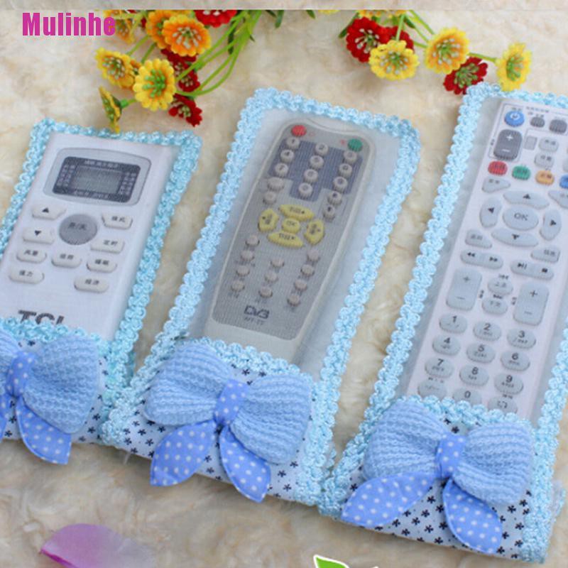 1 Vỏ Bọc Điều Khiển TV Từ Xa Chống Bụi Phối Ren Thắt Nơ