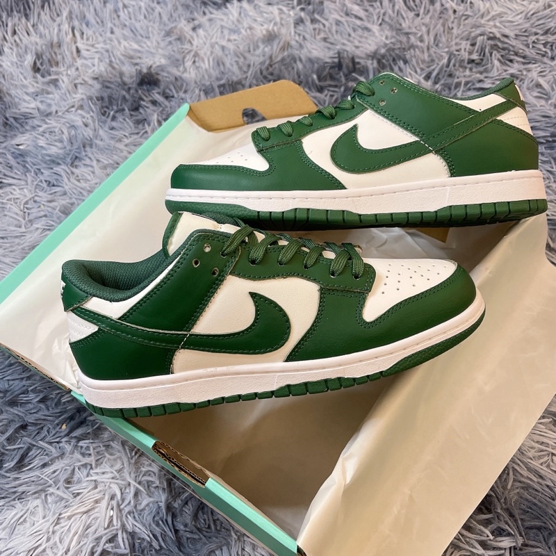 GIÀY SB DUNK LOW WHITE GREEN LAI AU [ FULL BOX + FREE SHIP ]