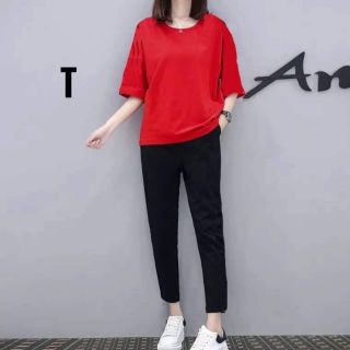 Sét bộ quần baggy áo thụng xuông _Tr