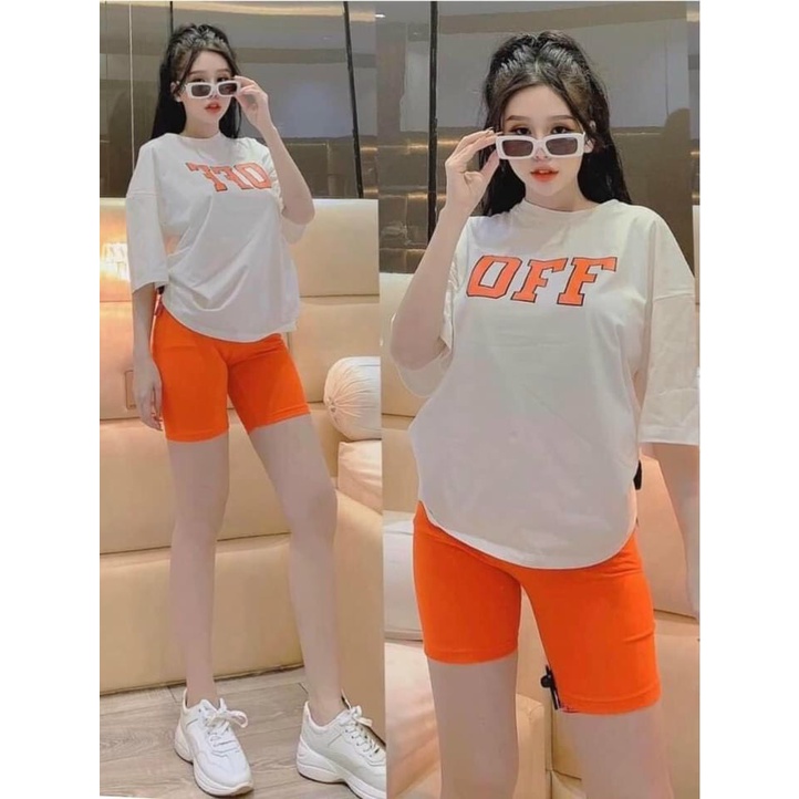 Quần leggng đùi Biker nhiều màu sắc