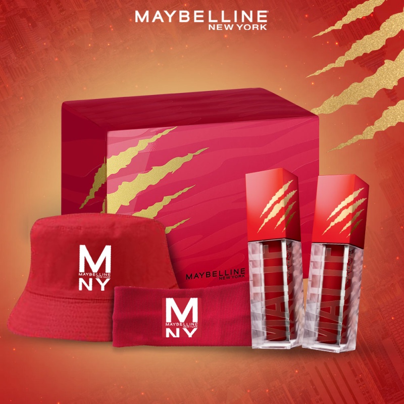 [Mã FMCGMALL -8% đơn 250K] Bộ Đôi Son Kem Mịn Lì Như Nhung Cushion Mattes Uncaged Maybelline New York