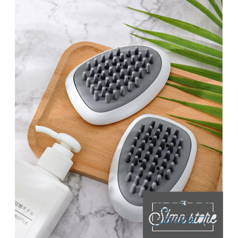 Lược gội đầu bằng silicon, Lược gội đầu massage, dụng cụ massage đầu khi tắm siêu tiện dụng. SD2_LuocGDMS