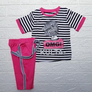 Bộ lửng sành điệu cho bé gái sơ sinh, bé nhỏ mặc đi chơi, thun cotton 4 chiều mềm mại, bé 7-25kg mặc được.