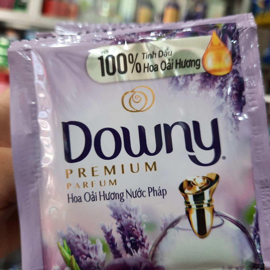 1 Dây Nước Xả Vải Downy Hương Hoa Oải Hương Nước Pháp 18ml/gói Bao bì mới