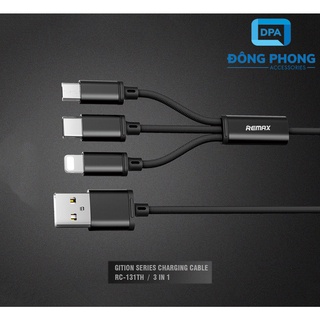 Cáp Đa Năng 3 Đầu Remax RC-131TH ( Micro USB-Type C )