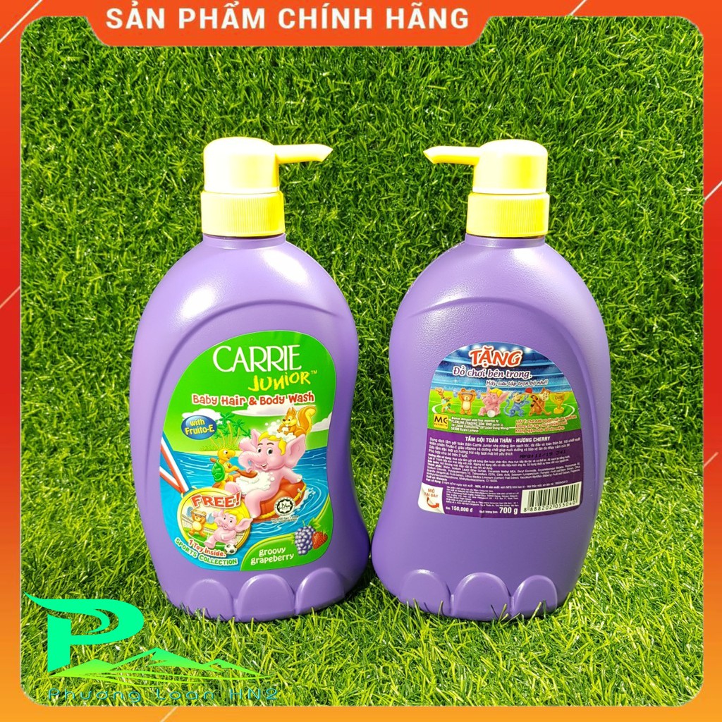 Sữa tắm gội CARRIE JUNIOR cho bé - chai 700g