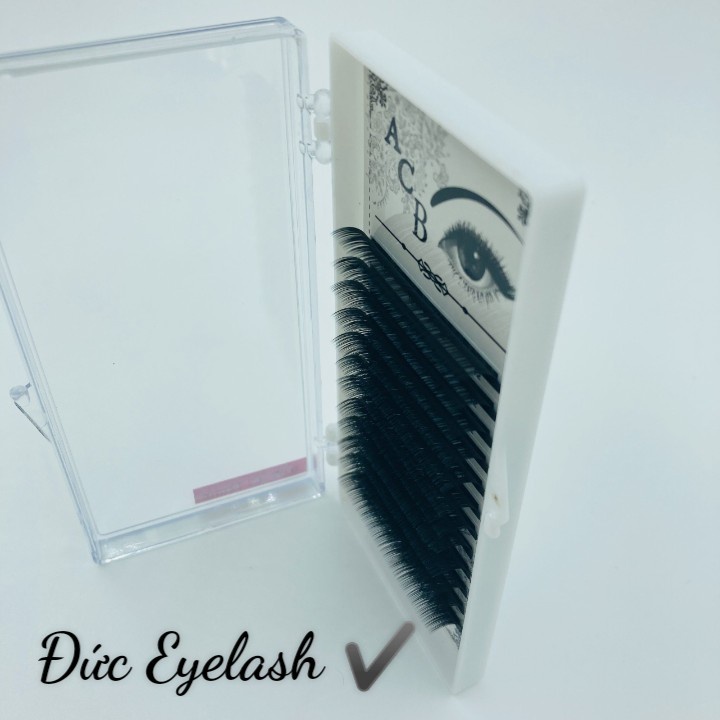 mi khay ACB độ cong C Dày 0.05- 0.07- 0.10- 0.12- 0.15, dùng nối volum, classic, tạo fan, dụng cụ nối mi