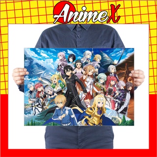 Tranh Poster Dán Tường Hình Anime Sword Art Online - SAO - Đao Kiếm Thần Vực - Áp Phích By AnimeX 21-40