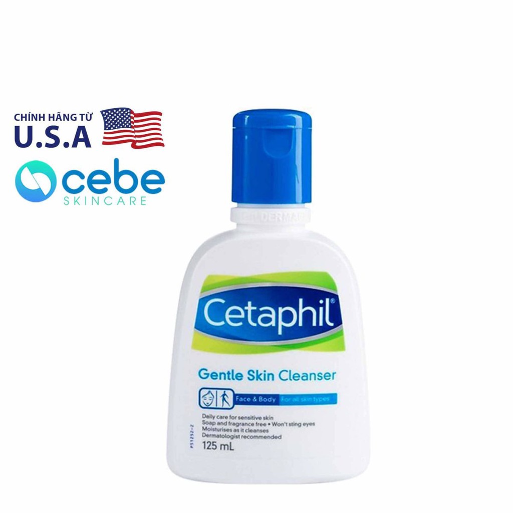 Sữa Rửa Mặt Dịu Nhẹ Cetaphil Gentle Skin Cleanser 125ml