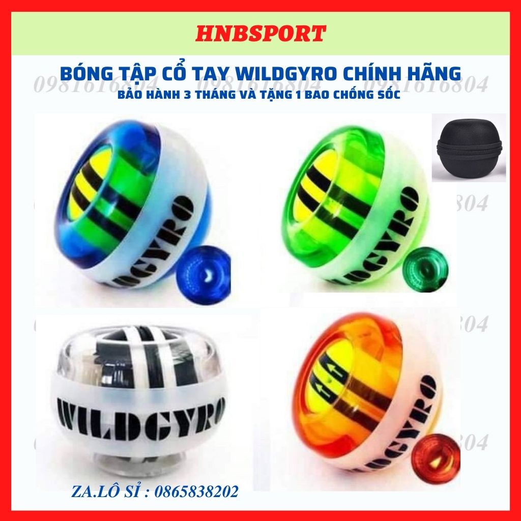 Bóng Tập Cổ Tay Cầu lông Wildgyro Chính Hãng, Tự Khởi Động, Có Đèn Sáng, Bảo Hành 3 tháng, Lỗi 1 đổi 1