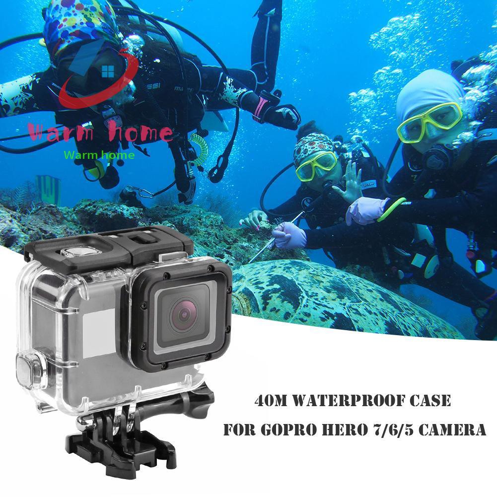 Vỏ Bảo Vệ Chống Nước 40m Cho Gopro Hero 7 5 6 Camera