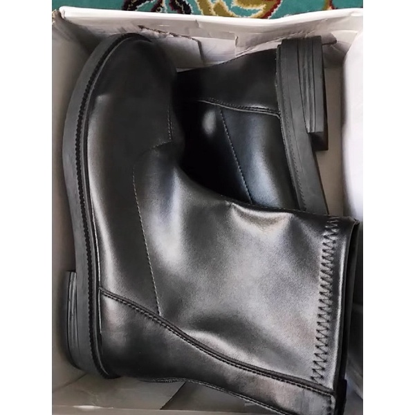 Bốt nữ cổ thấp da mềm kéo khoá | BigBuy360 - bigbuy360.vn