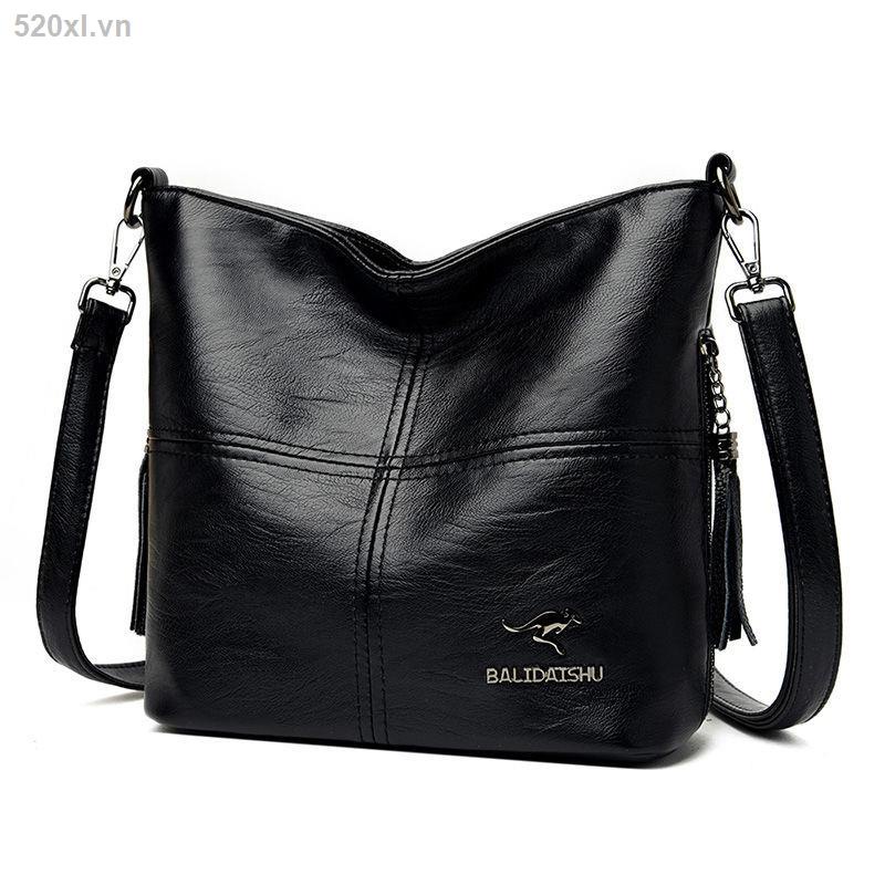 Túi Xách Đeo Vai Barbara kangaroo 2021 Bằng Da Thật Sức Chứa Lớn Thời Trang Cho Nữ
