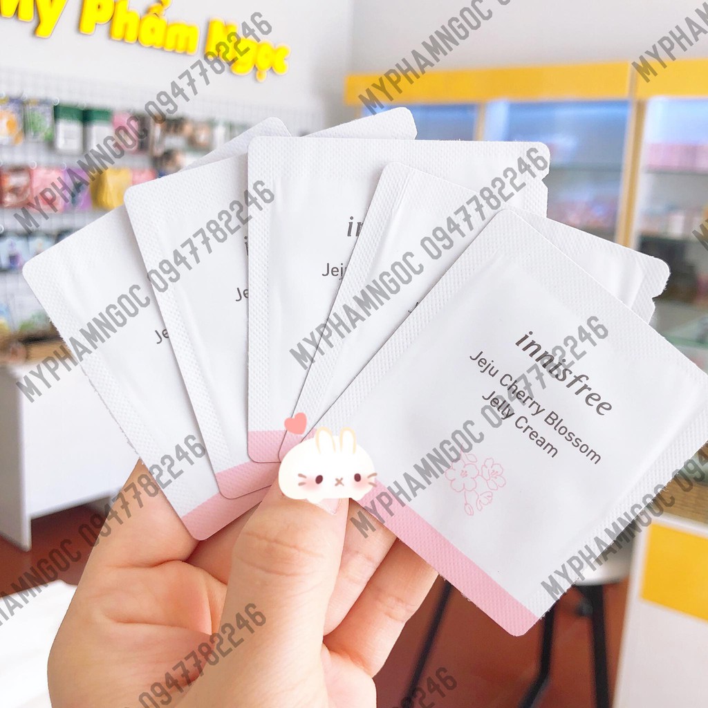 Gói [Sample] Kem Dưỡng Innisfree Jeju Cherry Blossom Jelly Cream