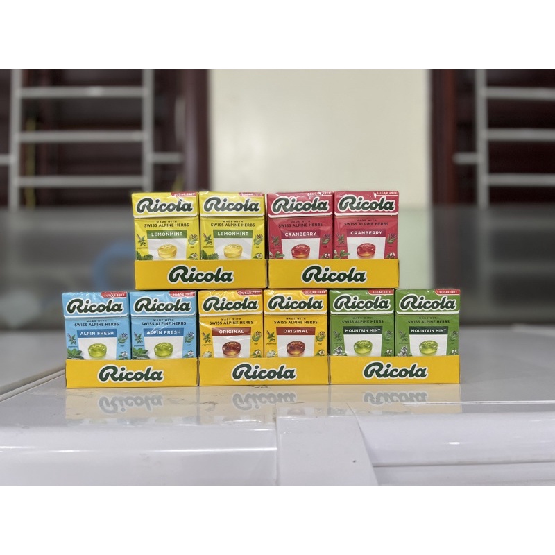 Kẹo Ngậm ho Thảo Mộc Ricola 40gr NHẬP KHẨU THỤY SĨ