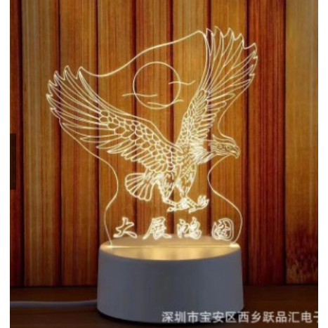 Đèn ngủ 3D nhiều hình siêu đẹp