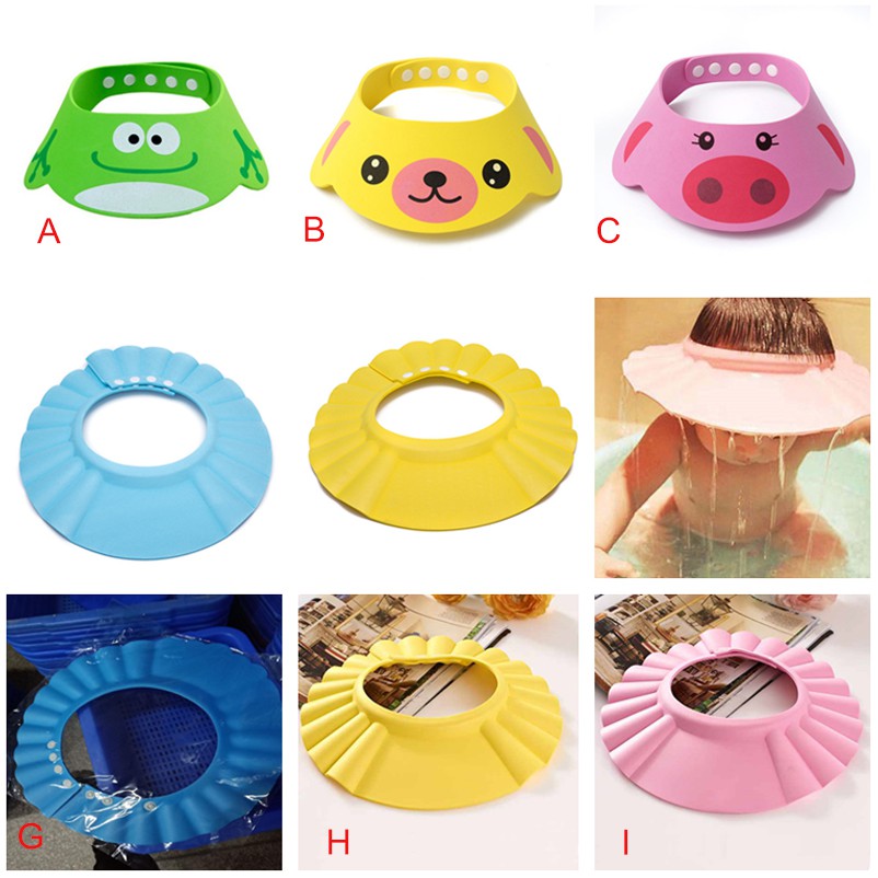Mũ Chắn Nước Gội Đầu Cho Bé