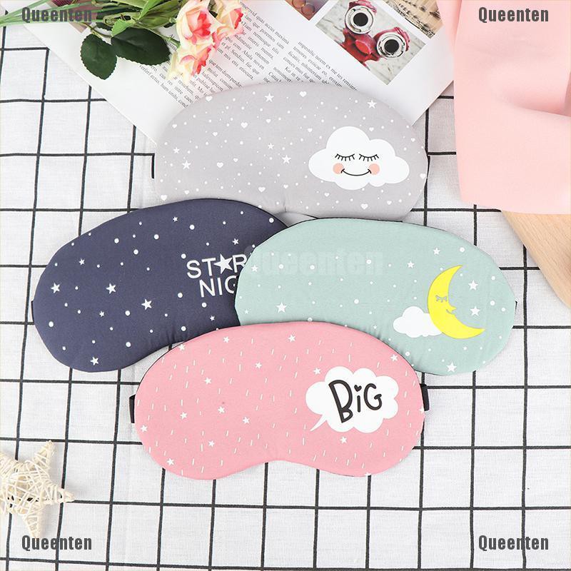 Mặt nạ che mắt ngủ cotton hình trời sao hoạt hình