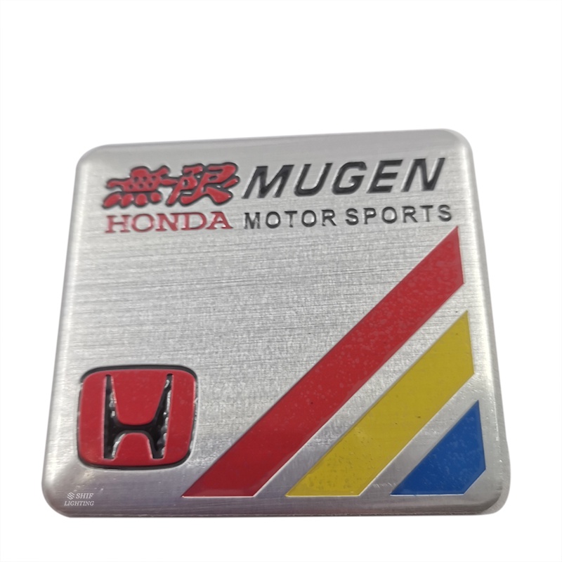 HONDA FENDER 1 Miếng Dán Logo M Mugen Bằng Nhôm Cho Xe Hơi