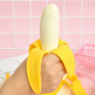 Đồ Chơi Squishy Hình Trái Chuối Vui Nhộn