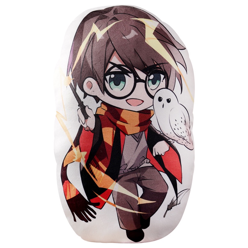 Gối nhồi bông hình Harry Potter hoạt hình dùng trang trí nhà cửa