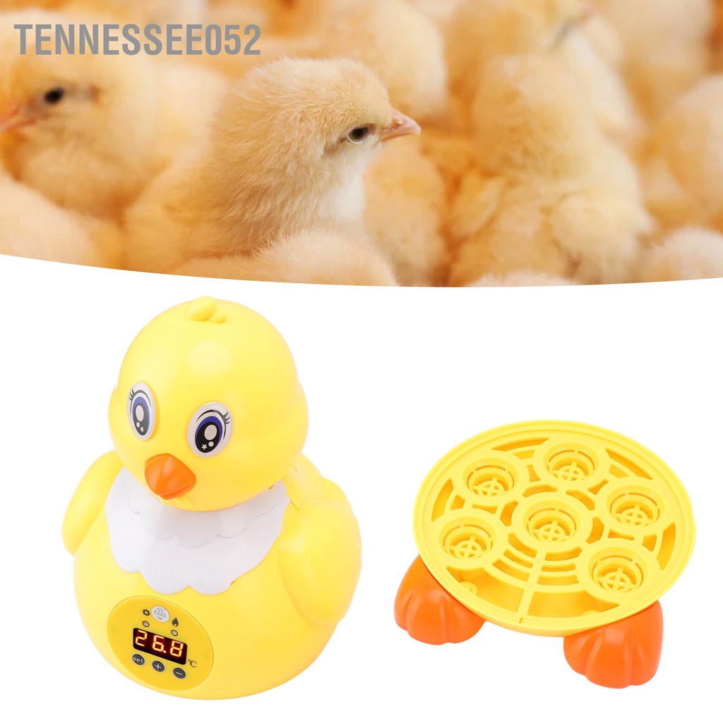 Tennessee052 Máy ấp trứng tự động kiểm soát nhiệt độ gà vịt Chim EU Cắm 100‑240V