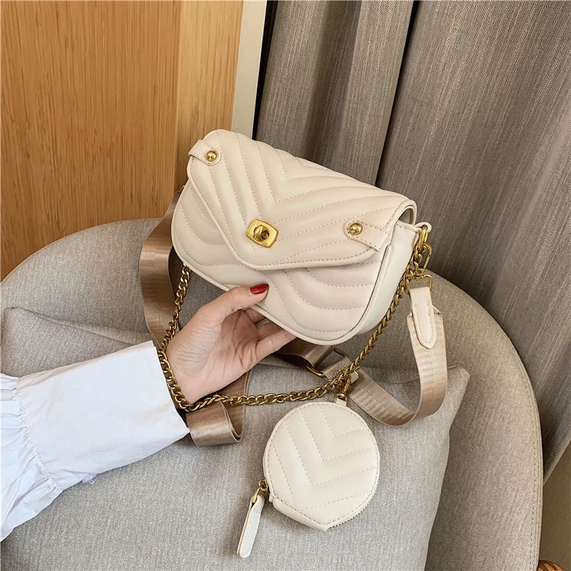 Túi IELGY đeo vai dây xích thời trang cho nữ