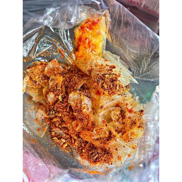 Bánh tráng sate muối tôm