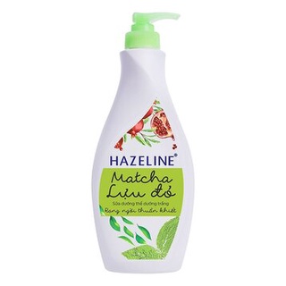 Sữa dưỡng thể Hazeline Matcha lựu đỏ chai 370ml