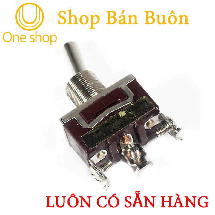 Công Tắc Gạt F-1121 3 Chân 15A (2 Trạng Thái)