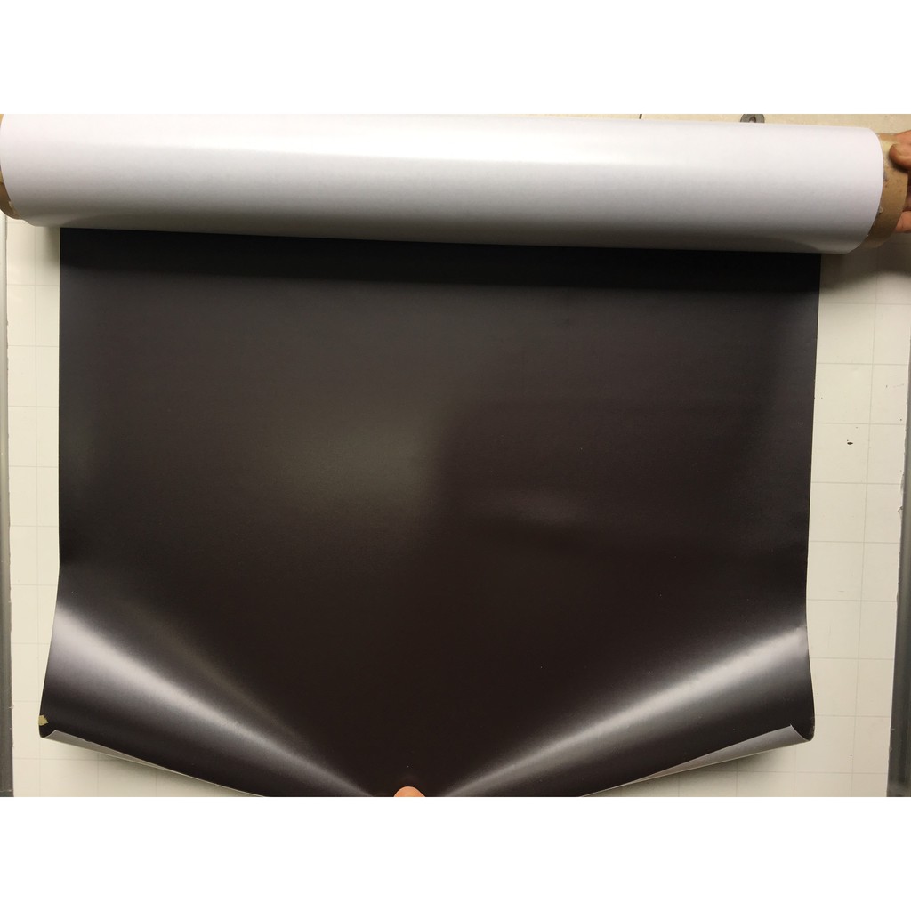 1M nam châm 0.5mm phủ lớp nhựa PVC trắng khổ 62cm PVC05
