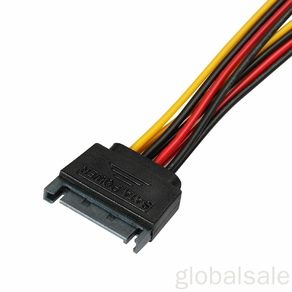 Cáp chuyển đổi nguồn SATA 1 sang 2 ổ cứng hình chữ Y