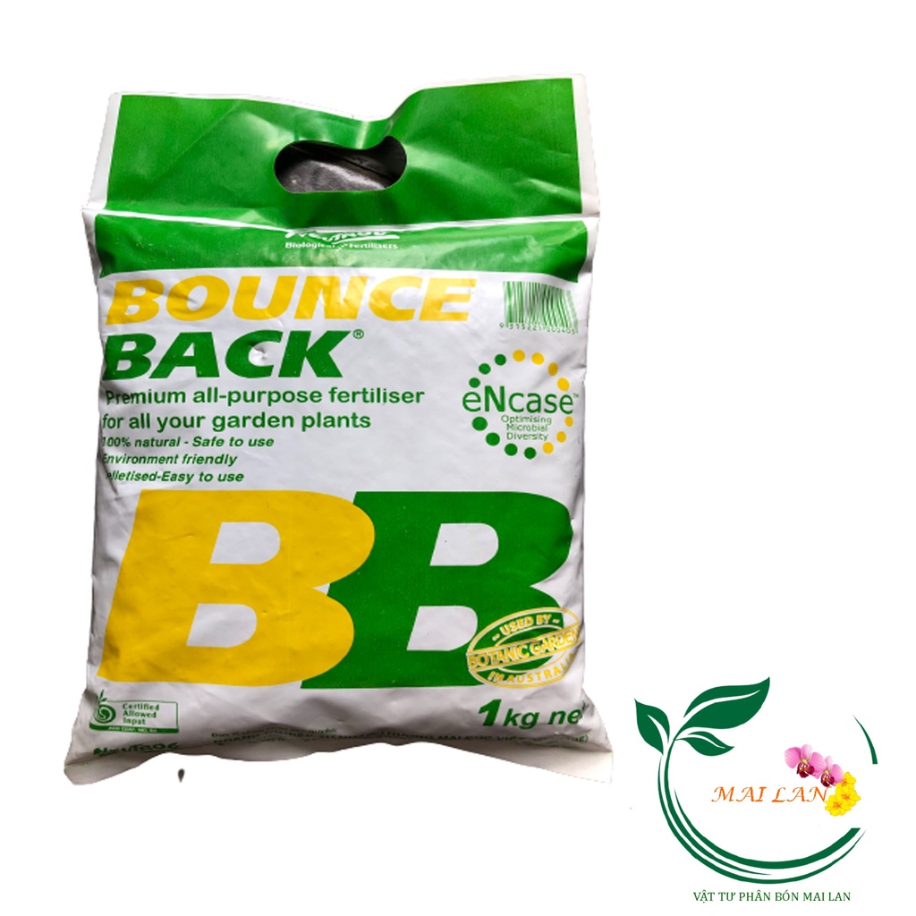 Phân Hữu Cơ Đậm Đặc Dạng Viên Bounce Back - #158A# 1kg
