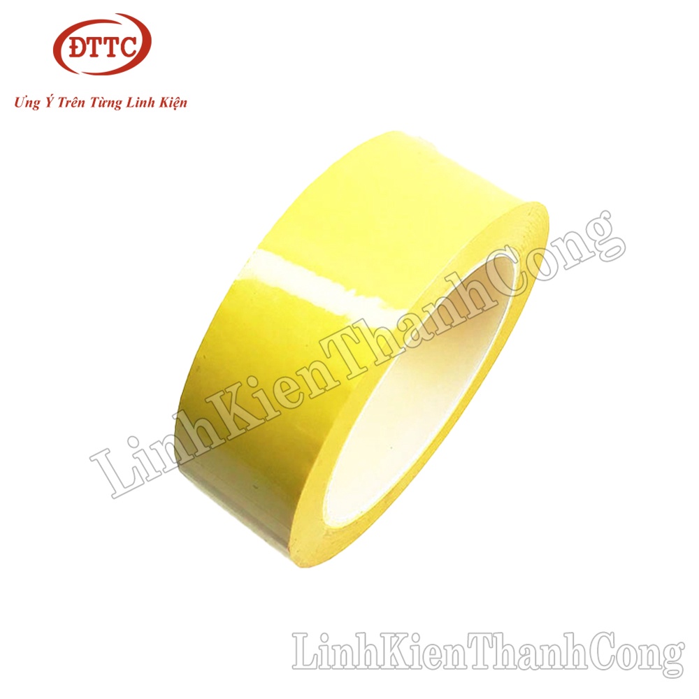 Băng Dính Quấn Biến Áp Xung Vàng Rộng 15mm 17mm 20mm 22mm 25mm 27mm 30mm 33mm 35mm 38mm 40mm 42mm 45mm 50mm 60mm